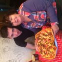 Фотография "Мы с внуком и пицца"