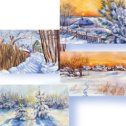 Фотография "Зимние акварельки. Природа зимой - это же просто сказка!
.
Формат А4.
.
#природазимой #зима #акварель #winterlandscapes
#winternature #winter #watercolour #watercolor_daily #artmaryko #mk_landscapes #watercolor_gallery"