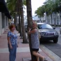 Фотография "С мамой. South Beach, FL, April, 6,2008."