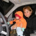 Фотография "Сноха Татьяна в своей машине с Глебом"