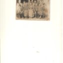 Фотография "Тохтаревская начальная школа  1938 год 4ый класс.Во втором ряду с левой стороны первая Бахматова Мария Ивановна."