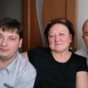 Фотография "Миша, мама и Андрей"