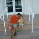 Фотография "muzh s sinom. Ft.Lauderdale, aprel' 2008"