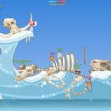 Фотография "Мои лучшие моменты в Вормикс! Заходи, сразимся: http://ok.ru/game/wormix"