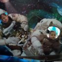 Фотография "Мы с папой космонавты)"
