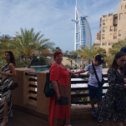 Фотография "Дубай.апрель 2024г.На заднем плане отель Парус."