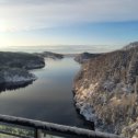 Фотография "Граница Швеции и Норвегии."