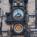 Фотография "Прага,астрономические часы в центре площади.14 октября 2016."