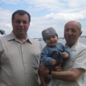 Фотография "С отцом и сыном на Волге. Июнь 2008."
