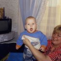 Фотография "Мой сынок Вадюша с бабушкой"