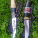 Фотография "Нож Щука
Нож Горностай
В наличии 
сталь кованая 95х18
Цена 3700 с отправкой!!! "