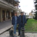 Фотография "Я с женой в Пятигорске 
Жаль Кису Воробьяниного сперли
одни сапоги остались"