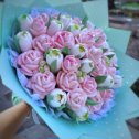 Фотография "Зефирные розы и тюльпаны"