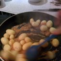 Фотография "Молодая картошечка из баночки на сковородку с глазурью"