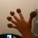 Фотография "так доча ест оливки :))"