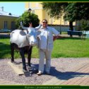 Фотография "Корова с рожками и я рядом
 Ventspils, Латвия 2013"