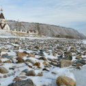 Фотография "Красноярский мужской монастырь. Берег реки Енисей."