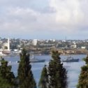Фотография "База "Севастополь". Вид из нашего окна на Севастопольскую бухту."