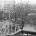 Фотография "Вид с балкона дома 63 (111) по Московской (Люблинской) улице 1961
кафе у ДК им. 3-го интернационала"
