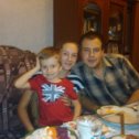 Фотография "Мои внуки Михаил, Артем и внучка Юлечка"