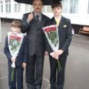 Photo "Я с сыновьями. 1 сентября 2007 года. г. Москва. Центр образования № 1858."