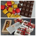 Фотография "Шоколад и шоколадные конфеты ручной работы, без САХАРА и трансжиров.
В нашей СТУДИИ здоровой еды делали под заказ на подарки."