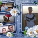 Фотография "моя семья Я и мои сыновья Владислав и Кирилл и наша   Мурка."