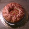Фотография "пирог с домашней колбасой"