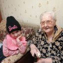 Фотография "Правнучка с прабабушкой. В гостях в Казани новый год 2024."