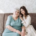 Фотография "С любимой старшей внучкой"