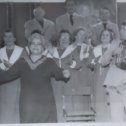 Фотография "Мамочка в хоре слева, в середине в очках моя директор  первой-второрой ткацкой фабрики "