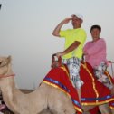 Фотография "Катание на верблюдах в пустыне"