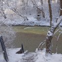 Фотография "Бельбек зимой полноводный. Крым."