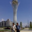 Фотография "г. Астана 2007 г. я с Кайрошем"