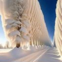 Фотография "Потрясающий эффект интенсивного снега! Финляндия."