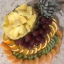 Фотография "Новогодняя фруктовая тарелка."