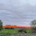 Фотография "Вид на Бритовскую гору на закате. 28.04.2024."