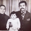 Фотография "Мои родители с Жанарой (моя
 ст.дочь)
"