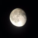 Фотография "луна в телескопе"