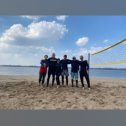 Фотография "26 марта 2023 год . Открытие пляжного сезона. Так рано мы еще не играли в волейбол на Волге."