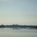 Фотография "июль 2011г.,раннее утро, подходим к Соловецким островам"