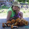Фотография "с дочкой Стасей летом на даче 2007г."