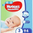 Фотография "Подгузники huggies ultra comfort 3 (5-9кг) для мальчиков. Упаковка 94шт за 1380руб. Поштучно 15руб /шт"