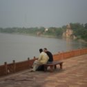 Фотография "on the river in India"