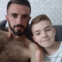Фотография "Мой сын Дмитрий и внук Арслан,отец и сын"