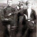 Фотография "мой дедушка Андрей замучен белогвордейцами в1919году в слободе    ольховатке (слево)"