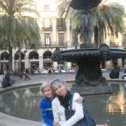 Фотография "Я с сыном Данилой в Испании изучаем архит. 
осень 2007 г."