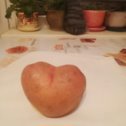 Фотография " Сердечко картошка, чудо природы"