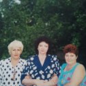 Фотография "Второй день свадьбы старшей дочери. Двоюродная сестра Ирина, сестричка Надюшка и я сентябрь 2000 года. "
