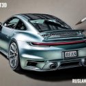 Фотография "Porsche (Зд рисунок выполнен цветными пастельными карандашами и белой гелевой ручкой, на эту работу у меня ушло около 14 часов) "